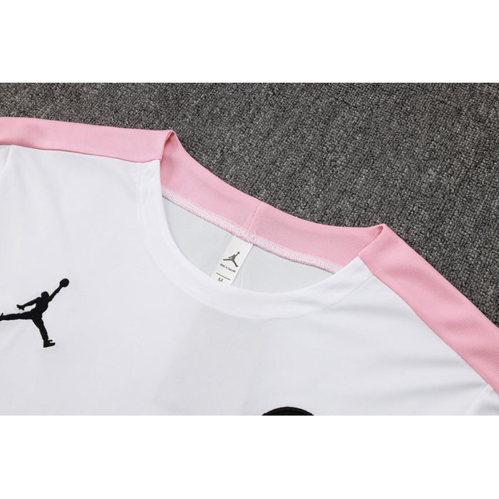 Chandal del Paris Saint-Germain Jordan Manga Corta 24-25 Blanco - Pantalon Corto